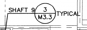 sample from construction set drawings